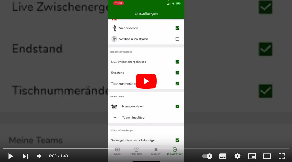 Anleitung DTFB App